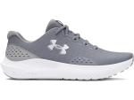 Under Armour Men's Charged Surge 4, (101) Steel/Mod Gray/White, 12, US