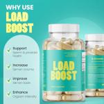 VB Health Load Boost - Semen Volume, Sperm Health, & Men's Fertility - 120 Capsules (1 Month Supply)