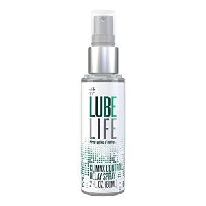 LubeLife Climax Control Delay Spray, Male Genital Desensitizer with Active Ingredient Benzocaine to Keep You Lasting Longer, Stamina-Enhancing, for Men and Couples, 2 Fl Oz