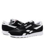 Reebok Classic Nylon Mens Sneakers Tennis Shoes, Core Black/Footwear White/Footwear White, 10