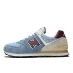 New Balance Unisex-Adult 574 V2 Unisex Sneaker, Shoreline Blue/Stillwater, Men 10 M/Women 11.5 W