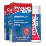 Dynamo Delay Desensitizing Spray for Men to Help You Last Longer in Bed - Reduces Oversensitivity, Prolong Climax for Him, Metered Dose, 0.75 Fl Oz (2 Pack)