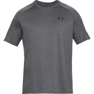 Under Armour Men's Tech 2.0 Short-Sleeve T-Shirt , Carbon Heather (090)/Black, Large