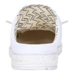 HEYDUDE Wally Slip Stretch Canvas - White/White