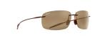 Maui Jim Unisex's Breakwall Polarized Rectangle Sunglasses, Rootbeer/Hcl® Bronze Polarized, Medium Fit