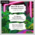 Delay Spray for Men, Longer Sex in Bed, Delay Ejaculation, Non-irritating, Sexual Enhancer for him, Delayed Spray, 6ML /0.20 fl oz