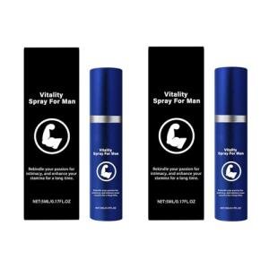 2PCS Mini Delay Spray Sexual Enhancer for Men to Last Longer in Bed, Effectively Extends Men's Time and Enhances Comfort Portable Delay Spray, Easy to Carry