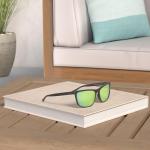 Columbia unisex adult Boulder Ridge Sunglasses, Matte Black/Green Polarized, 57 mm US