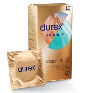 Durex Invisible Regular Fit Condoms - 10 Pack