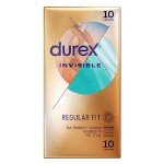 Durex Invisible Regular Fit Condoms - 10 Pack