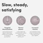 HIMS Clockstopper Climax Delay Condoms - Benzocaine 4.5% Desensitizing Lubricant - Textured, Fragrance-Free Latex Condoms for Men - Comfortable Fit - Individually Packaged, 8 Count