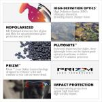 Oakley Mens OO9102 Holbrook Polarized Square Sunglasses, Matte Black/Prizm Sapphire Iridium Polarized, 57 mm