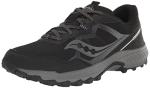 Saucony Men's Excursion TR16 Trail Running Shoe, Black/Charcoal, 13 Medium