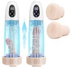 Ultimate Pleasure Enhancer for Men, Wireless Pulsating Male Stimulation Device with Adjustable Settings and Soft Silicone Sleeve QM42810