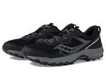 Saucony Men's Excursion TR16 Trail Running Shoe, Black/Charcoal, 13 Medium