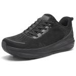 Scurtain Men's Slip On Walking Shoes Cushioning Hands Free Non Slip Comfortable Workout Running Tennis Gym Athletic ActiveBreeze Fashion Sneakers Black 9.5