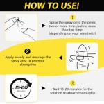 Sexual-Enhancer Delay-Spray desensitizing lube for - Men for Men to Last Longer in Bed Desensitizing - Increase Duration