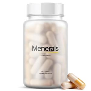 Menerals Mens Multivitamin – Powerful All in One Mineral Supplement for Men – Natural Trace Minerals with Fulvic Acid from Rich American Soil – Supports Daily Energy, Vitality, Focus, and Mens Health