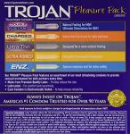 Trojan Pleasure Pack Lubricated Condoms Variety Pack (80 Condoms)