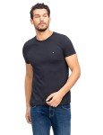 Tommy Hilfiger Men's Jet Black Cotton Tee XL