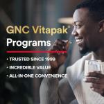 GNC Mega Men Performance and Vitality Vitapak Program, Convenient Complete Nutrition, 5 Products in 1 Packet, Circulation, Blood Flow, Prostate Health, Stronger Drive, 30 Packs