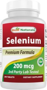Selenium 200 mcg Supplement - 240 Capsules