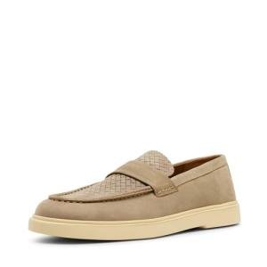 Steve Madden Men's Pecos Loafer, Grey Nubuck, 10