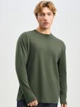 Mega Tshop Long Sleeve T Shirt Midweight 100% 6.35 oz. Cotton Crew Neck Tee for Men Women Unisex Soft Casual Regular Fit Kambaba M