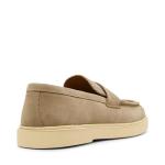 Steve Madden Men's Pecos Loafer, Grey Nubuck, 10