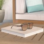 Ray-Ban Men's RB4170 Brad Round Sunglasses, Rubberized Havana, 58 mm