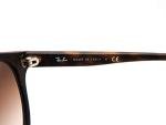Ray-Ban Men's RB4170 Brad Round Sunglasses, Rubberized Havana, 58 mm