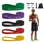 LI FITNESS Heavy Duty Resistance Bands Set of 5
