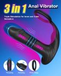 Thrusting Vibrator Dildo with App Control for Men