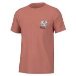 HUK Mens Fishing Graphic Tee, Performance Short Sleeve, Quick-Dry, Fletch N Bones - Sunburn, Large