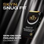 SKYN Snug Fit Lubricated Latex-Free Closer Fit Condoms, 40 Count