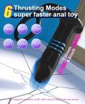 Thrusting Vibrator Dildo with App Control for Men