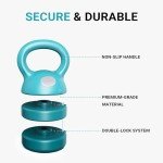 Adjustable 3-in-1 Kettlebell Set for Strength Training