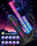 Thrusting Vibrator Dildo with App Control for Men