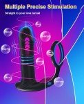 Thrusting Vibrator Dildo with App Control for Men
