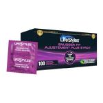 Lifestyles Snugger Fit Natural Rubber and Lubricated Latex Condoms Value Pack, 100 Count