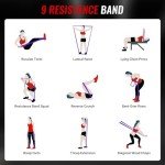 LI FITNESS Heavy Duty Resistance Bands Set of 5