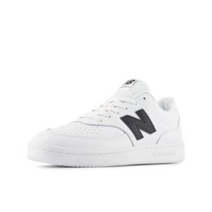 New Balance Men's 080 Court Sneaker, Nb 103 White/Black, 10.5