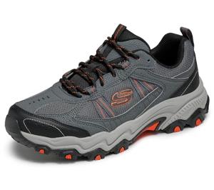 Skechers Men's Stamina at Upper Stitch, Grey, 12 Wide