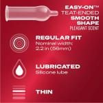 Durex Condoms, Extra Sensitive & Extra Lubricated Condoms, Ultra Fine, Natural Latex Condoms, (Packaging May Vary) , 24 Count (Pack of 2)