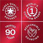 Durex Condoms, Extra Sensitive & Extra Lubricated Condoms, Ultra Fine, Natural Latex Condoms, (Packaging May Vary) , 24 Count (Pack of 2)