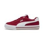 Puma Men's Court Classic Vulc Sneaker, Dark Crimson-Puma White, 9