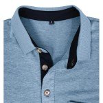 Men's Classic Short Sleeve Polo Shirt - Blue
