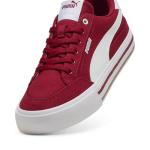 Puma Men's Court Classic Vulc Sneaker, Dark Crimson-Puma White, 9