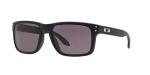 Oakley Mens OO9102 Holbrook Square Sunglasses, Matte Black/Warm Grey, 57 mm