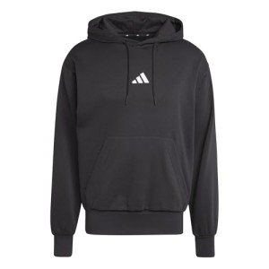 Adidas Essentials Men's Fleece Hoodie - Black/White